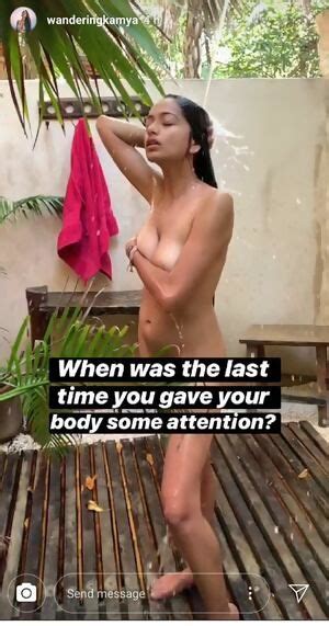 Kamya Showering Naked