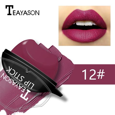 Teayason Moisturizing Lipstick Cream 12 Colors Easy To Wear Laziness