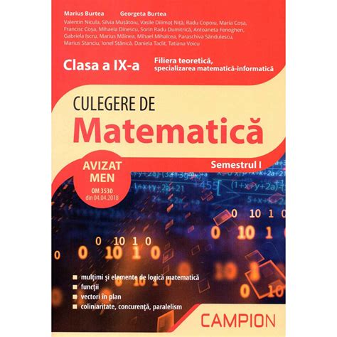 Matematica Clasa A 9a 6