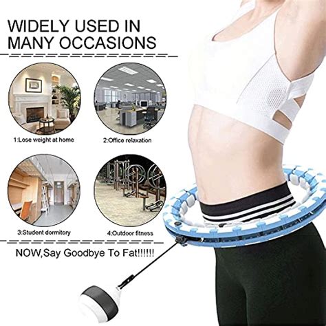 Doudour Smart Weighted Hoopsmart Hoola Fitness Hoop For Adults And
