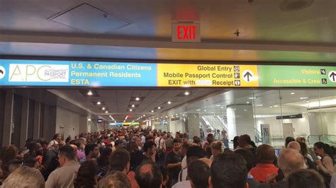 Nationwide Customs Outage Over But Airports Clogged With Annoyed Travelers