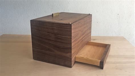 Making Wooden Boxes With Secret Compartments Model Woodworking