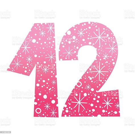 Number Twelve Stock Vector Art And More Images Of Anniversary 510861388