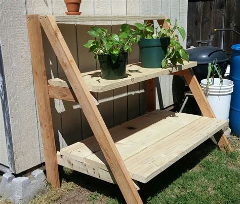 Outdoor Plant Stand Made From Pallets Plant Stands Outdoor Outdoor