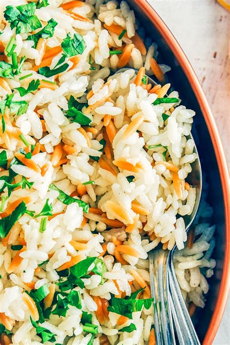 Turkish Rice Pilaf With Orzo Sehriyeli Pilav Give Recipe Recipe