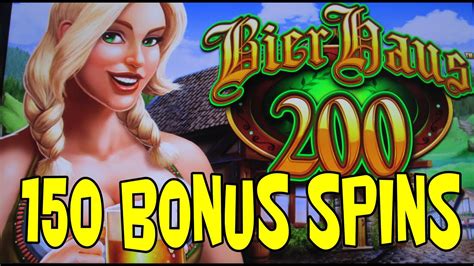 Wms Bier Haus 200 150 Bonus Spins Youtube