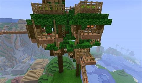 Epic Tree House Can We Get 500 Veiws Minecraft Project