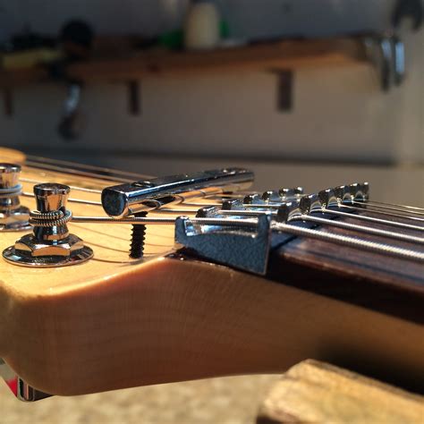 Locking Nut String Retainer Bar Adjustment — Haze Guitars