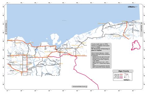 Mi County Road Info Vvmapping Com