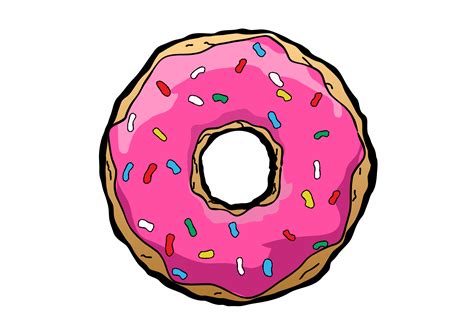 Free Vector Donut Drawing