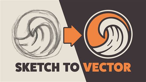Illustrator Tutorial Create A Vector Logo From A Rough