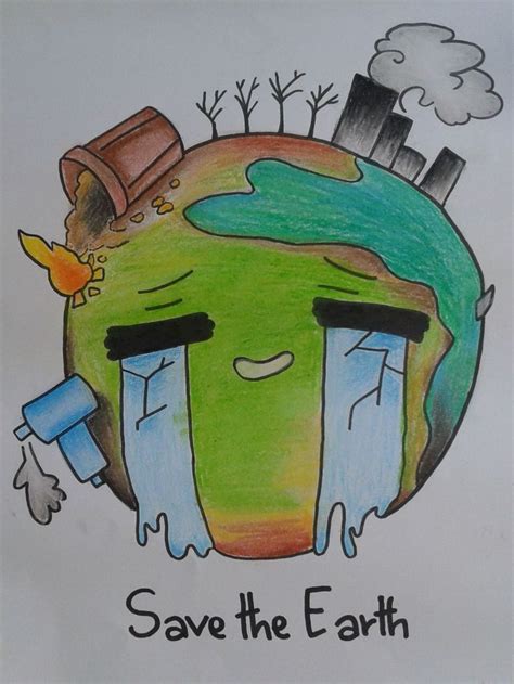 Save Our Earth Poster 2022 Mother Earth Drawing Earth Drawings Earth Day Drawing
