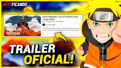 Trailer Oficial Naruto Shippuden Dublado Pela Netflix Youtube