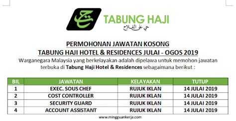 Deals on hotel tabung haji hotels. Permohonan Pelbagai Jawatan Kosong di Tabung Haji Hotel ...