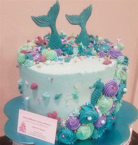 Mermaid Under The Sea Cake