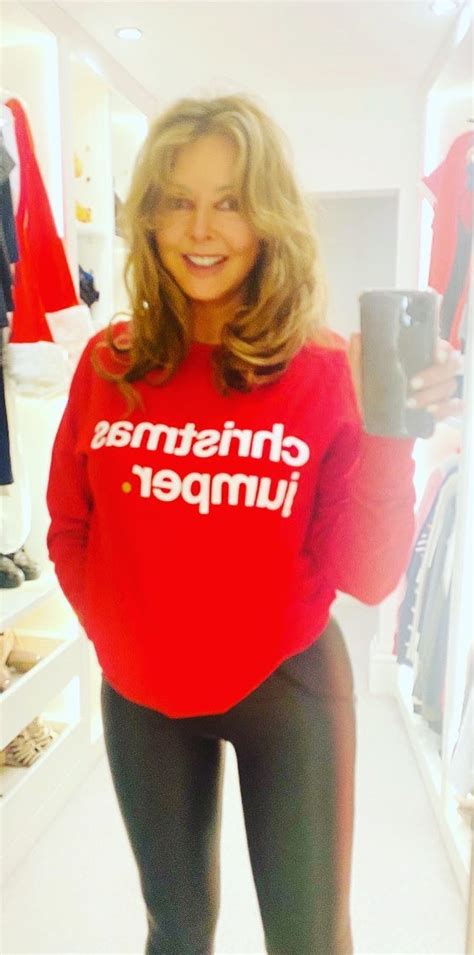 Carol Vorderman Shows Off Her Famous Curves In Skintight Leather