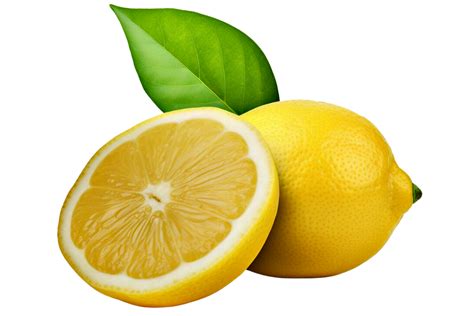 Fruit Lemon Isolated With Clipping Path 36152968 Png