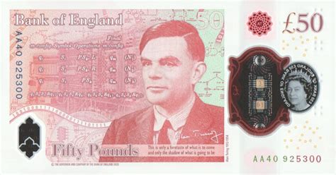 United Kingdom New 50 Pound Note B206a Confirmed Banknotenews