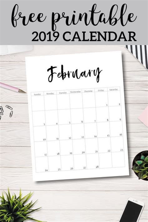 printable calendar monthly calendar