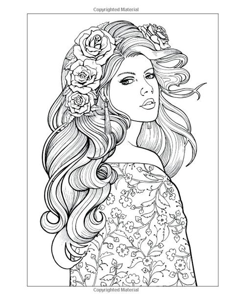 Coloring Pages Women At Free Printable Colorings