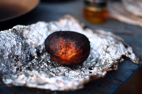 Allow the packages to cook for about 30 minutes or until the potatoes are tender. Campfire Baked Potato | A little burnt on the outside, a ...
