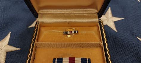 Wwii Ww2 Us Silver Star Military Award Medal In Vintage Case Renamed