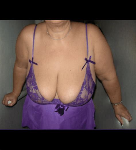 Mature Huge Breasts Wife In Purple Negligee Toobusyliving