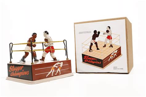 Boxing Ring And Boxers Tin Toy Etsy