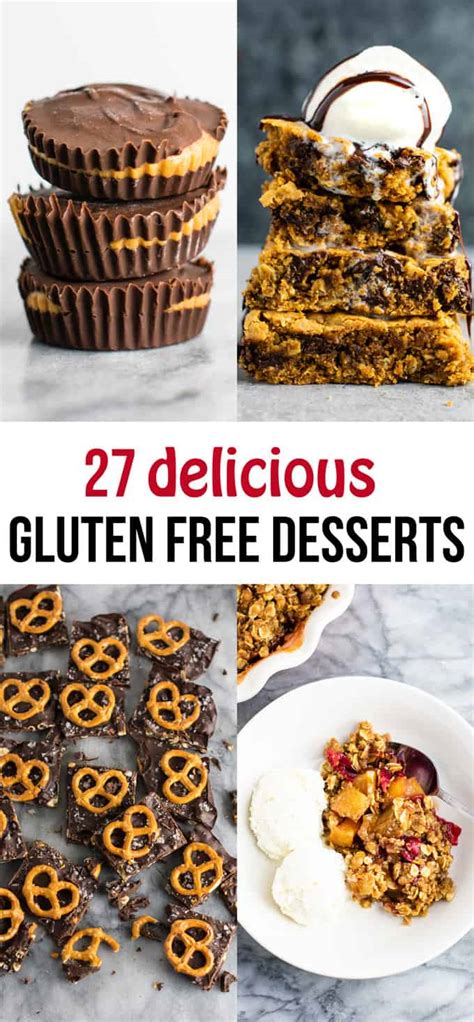 This recipe for a dairy free, gluten free, and vegan version of peanut butter cups comes together in 20 minutes and is finished in 35. 27 Incredible Gluten Free Dessert Recipes - Build Your Bite