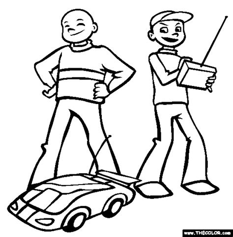 Remote Control Car Coloring Pages Coloring Pages