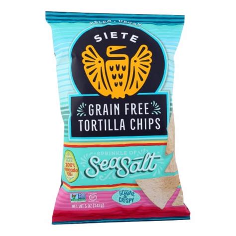 siete sea salt grain free tortilla chips 12 ct 5 oz fry s food stores