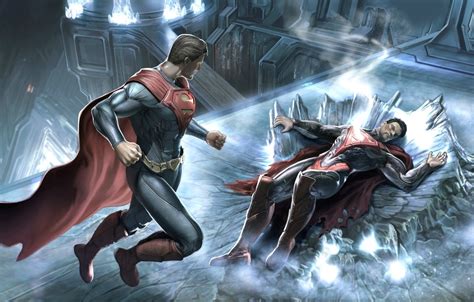 Wallpaper Superman Battle Superman Injustice Injustice Images For