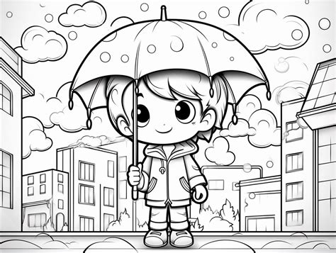 Stormy Skies And Sunny Days Coloring Coloring Page