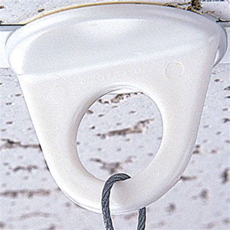 White Twist On Ceiling Grid Hanger Outwater