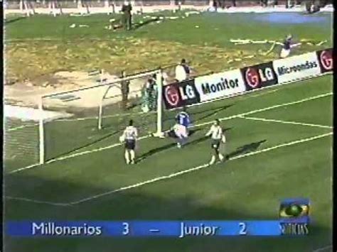 Head to head statistics and prediction, goals, past matches, actual form for liga postobon. Millonarios vs Junior. (Copa Mustang Colombia 2000) - YouTube