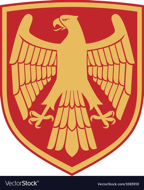 Eagle Coat Of Arms Royalty Free Vector Image