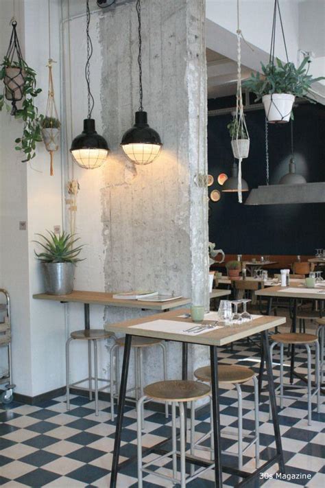 Industrial Interior Touches In A White Small Cafe Founterior