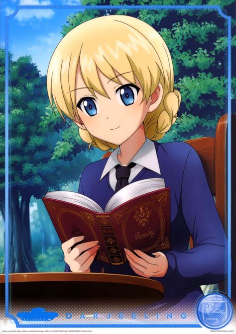 Safebooru Girl Absurdres Black Neckwear Blonde Hair Blue Eyes Blue Sweater Book Braid Card