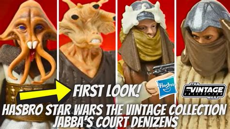 Hasbro Star Wars Vintage Collection Jabbas Court Denizens Figures