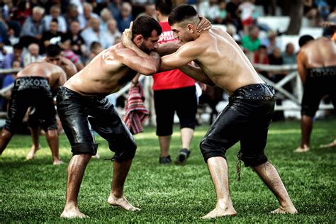 The Greek Tradition Of Oil Wrestling