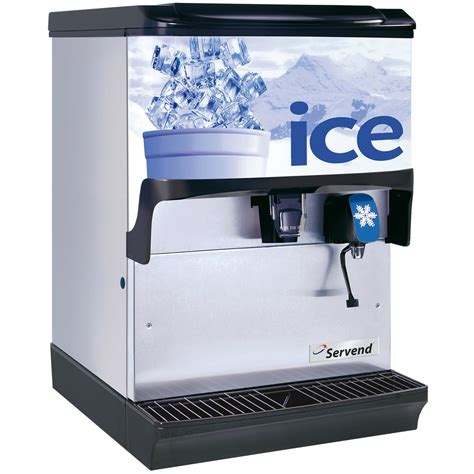 Servend 2705723 S250 Countertop Ice And Water Dispenser 250 Lb Ice