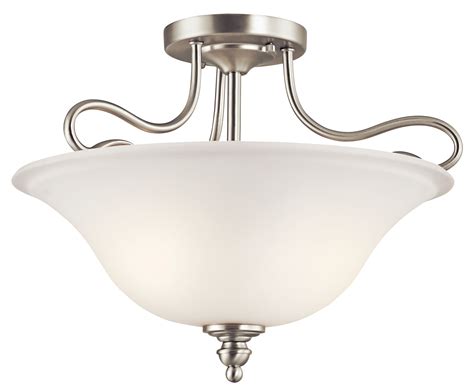Shop exclusive offers on kichler lighting lighting & fans and pendants. Kichler Tanglewood LED Flush Light with Satin Etched Shade