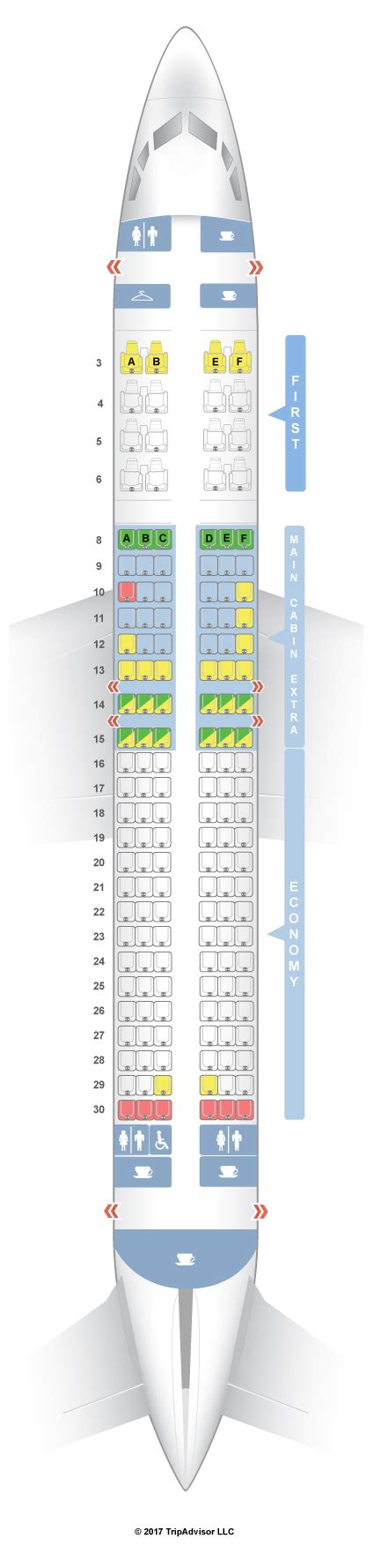 Seatguru Seat Map American Airlines Boeing 737 800 738 V2