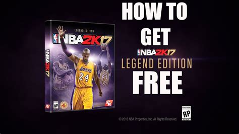 How To Get NBA 2k17 Legend Edition FOR FREE PS4 Xbox One PC