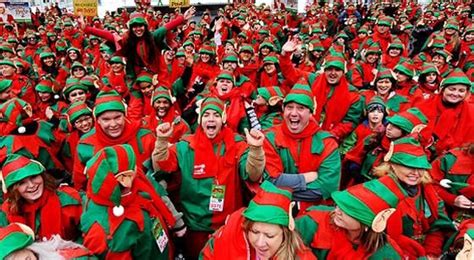 Larger Than The Largest Santas Elf Gathering Mystery Of Existence
