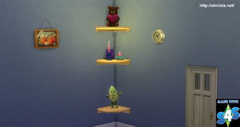 Corner Shelf At Simista Sims 4 Updates