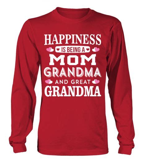 Great Grandma Sweatshirts Long Sleeved T Shirt Unisex Shirts