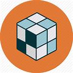 Icon Box Cube Icons Flat Data Management