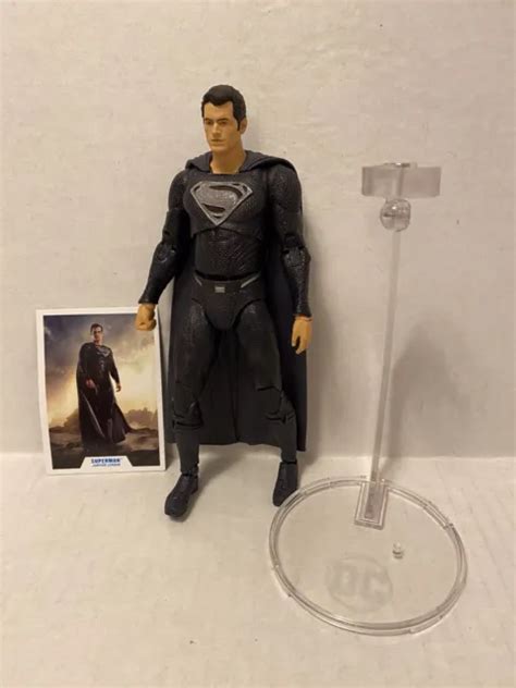 Mcfarlane Dc Multiverse 7” Series Superman In Black Zack Snyder Justice