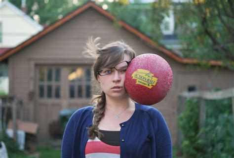 Photo Series Captures Random Objects Flying At A Woman S Head Because